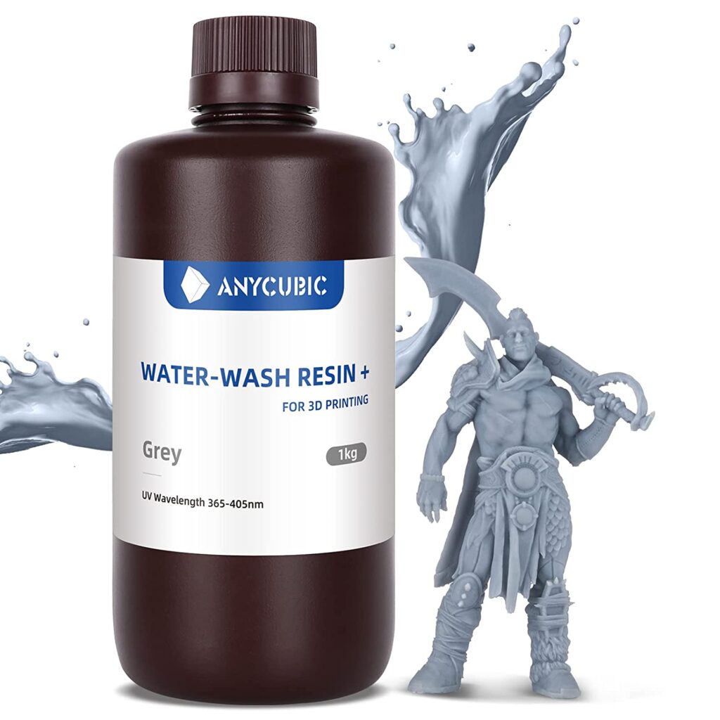 Anycubic Resina Lavabile Ad Acqua 2.0 Nero 1 Kg | Fox Maker's - Foto 2